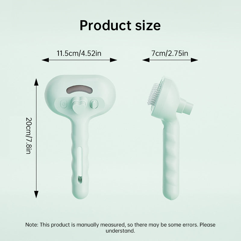 Upgraded electric pet grooming comb with gentle steam technology. Removes loose hair, cleans fur, and styles coats—safe and comfortable for dogs and cats.