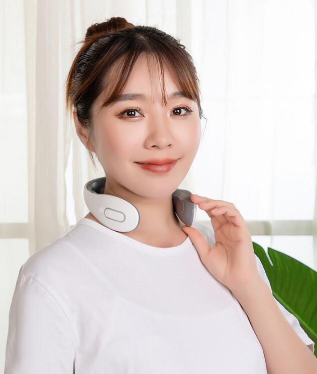 Electric Cervical Spine Massager – Intelligent Neck Guard Pulse Massager for Shoulder & Neck Pain Relief