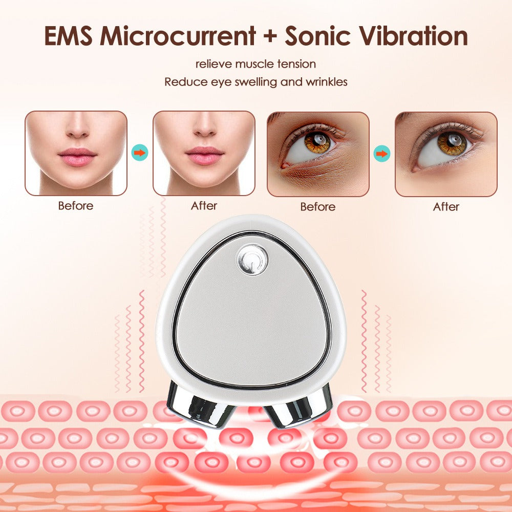 Zarusky™ Microcurrent Facial Massager Roller – Face Lifting & Firming Beauty Device
