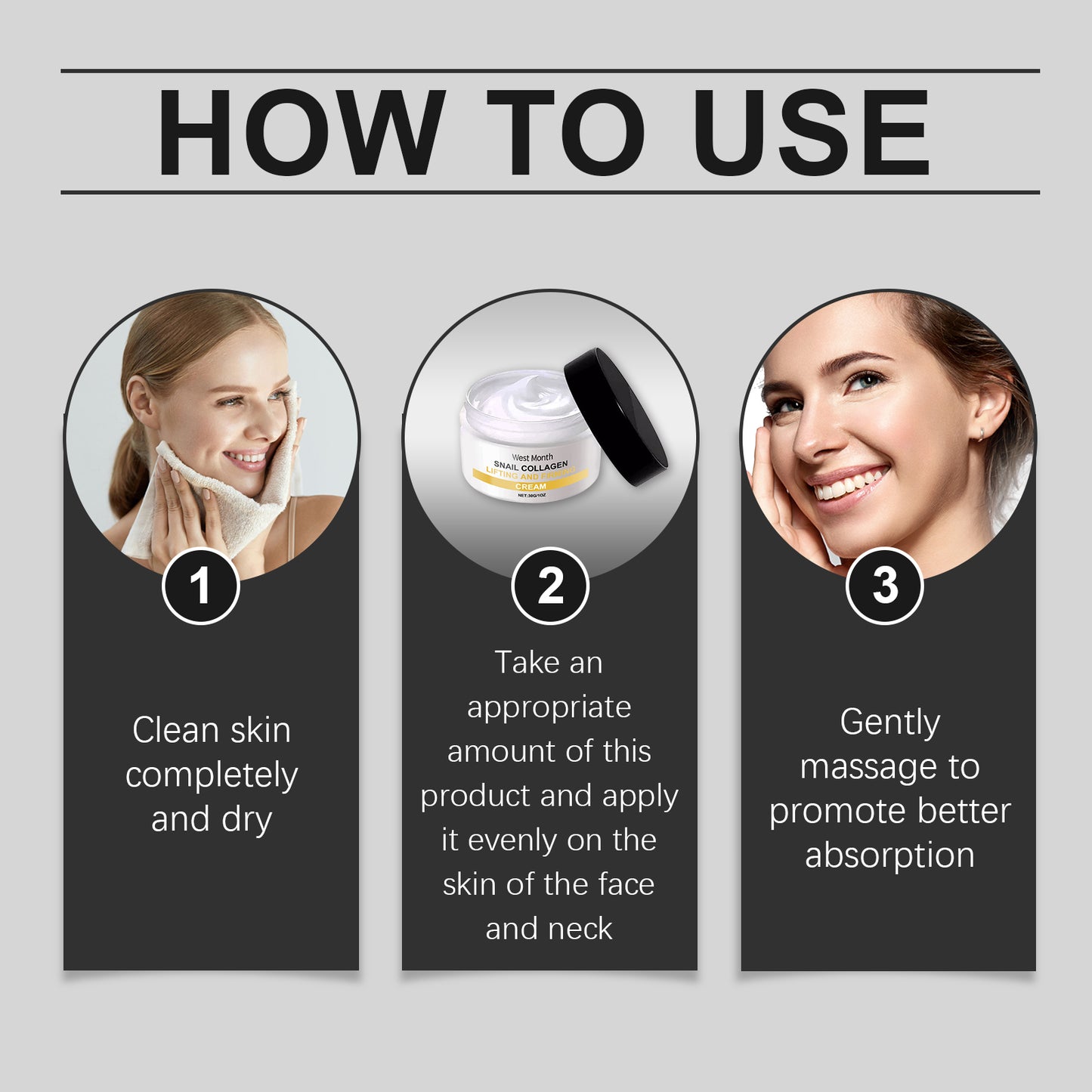 Zarusky Snail Collagen Lifting Cream - Highly Hydrating Anti-Aging Repair