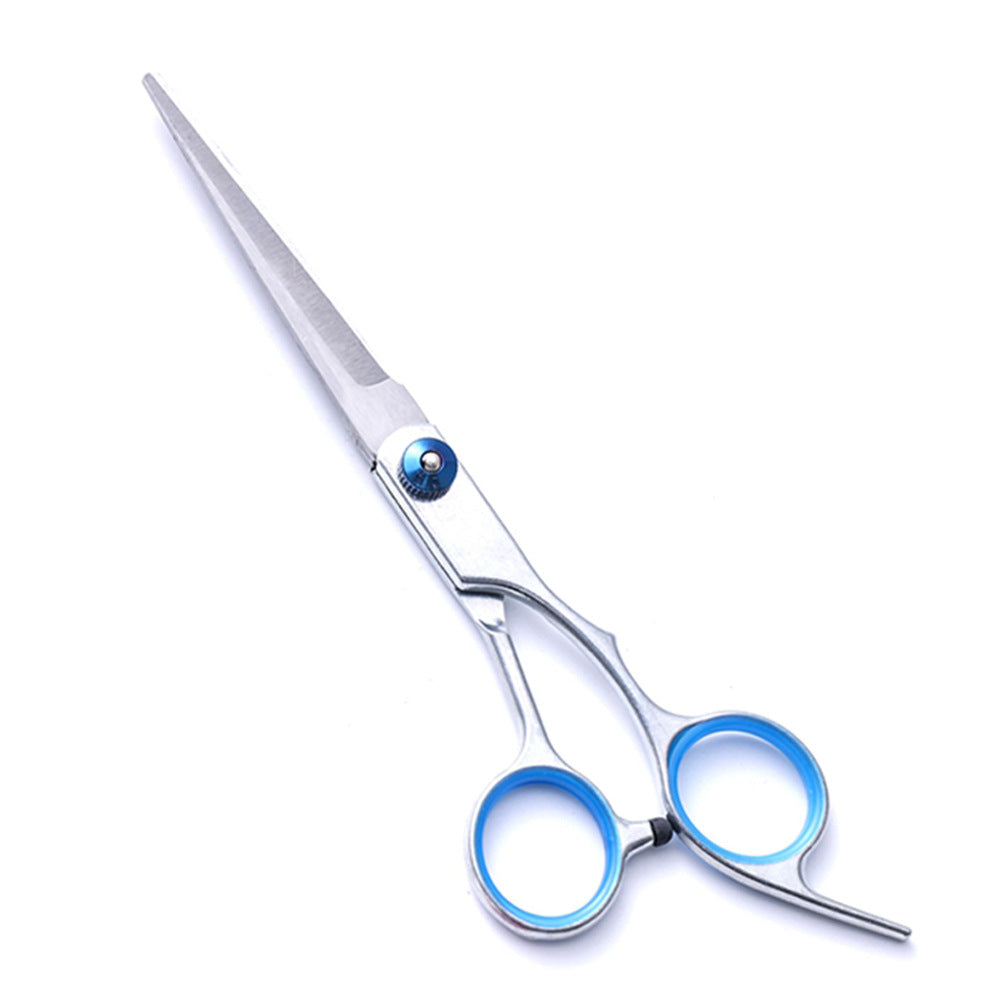 Professional pet grooming scissors set for home use. Sharp, safe, and precise—perfect for trimming, shaping, and everyday dog and cat grooming.