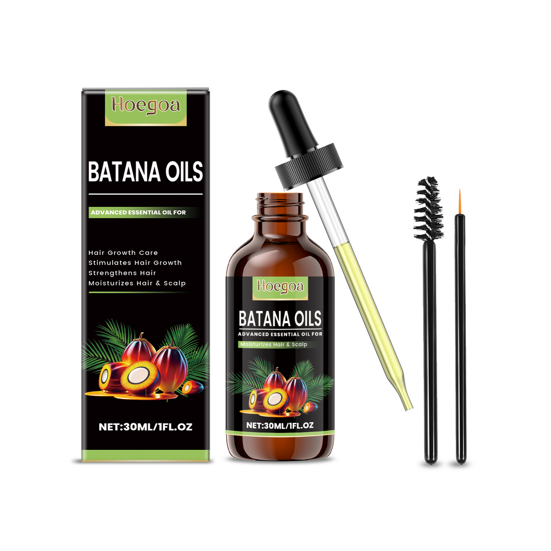 Zarusky Batana Hair Growth Oil – Nourishes Hair, Brows & Lashes