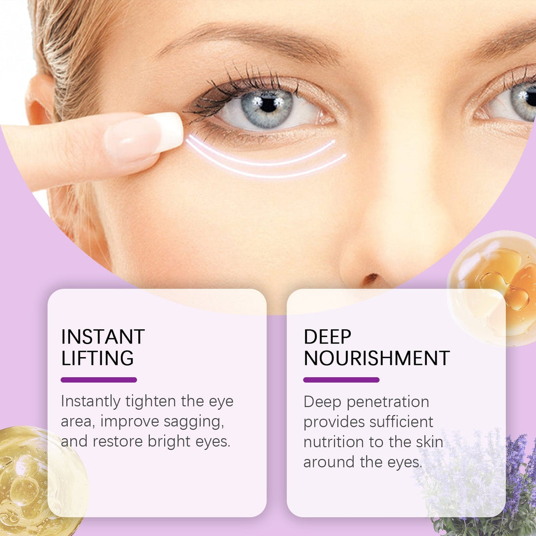 Zarusky Snail Firming Eye Cream – Brightening & Anti-Aging Eye Repair Treatment