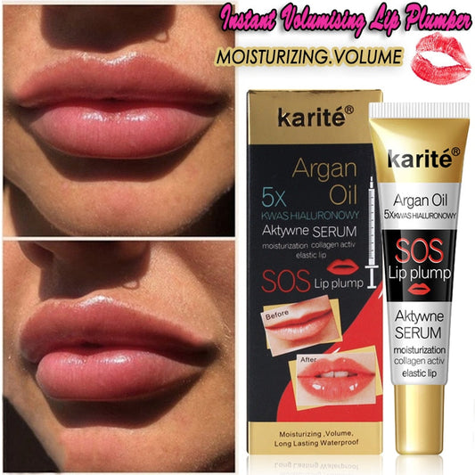 Zarusky Lip-Inject Volume Serum – Instant Collagen Plumper & Repairing Gloss