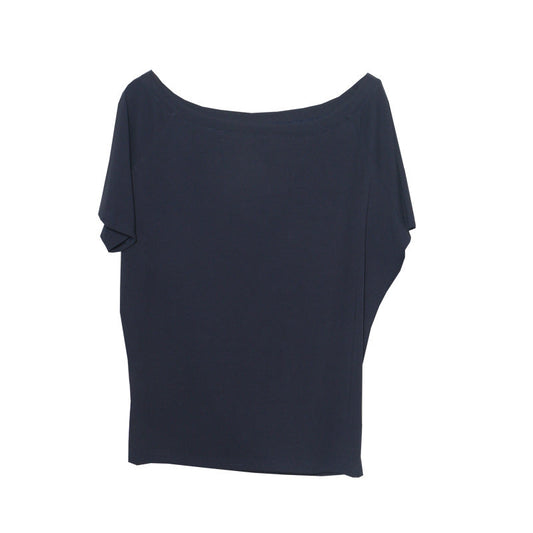 Zarusky Women's Off Shoulder Slanted Collar Loose Fit Blouse – Short Sleeve Cotton Top