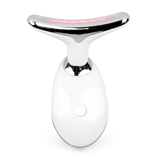 LED Neck Lifting & Wrinkle Reduction Device – Vibration Massage & Color Light Therapy Beauty Tool