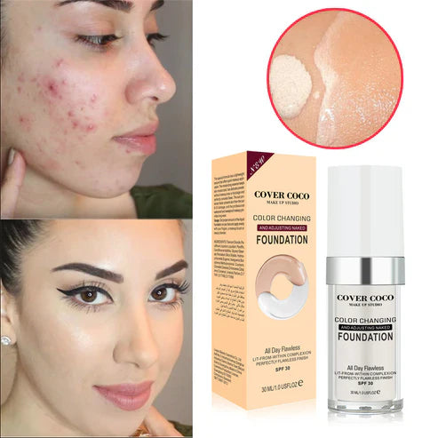 The Secret to Perfect Skin: Color Changing Temperature Liquid Foundation