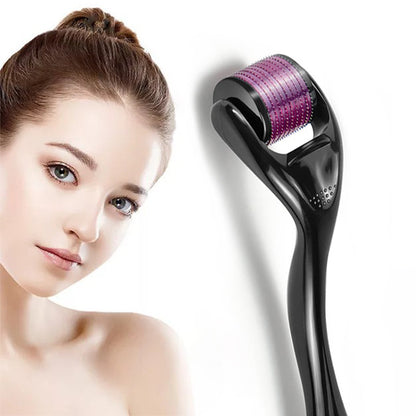 540 Microneedle Derma Roller – Titanium Skin Renewal Tool for Acne Scars, Absorption & Skin Texture