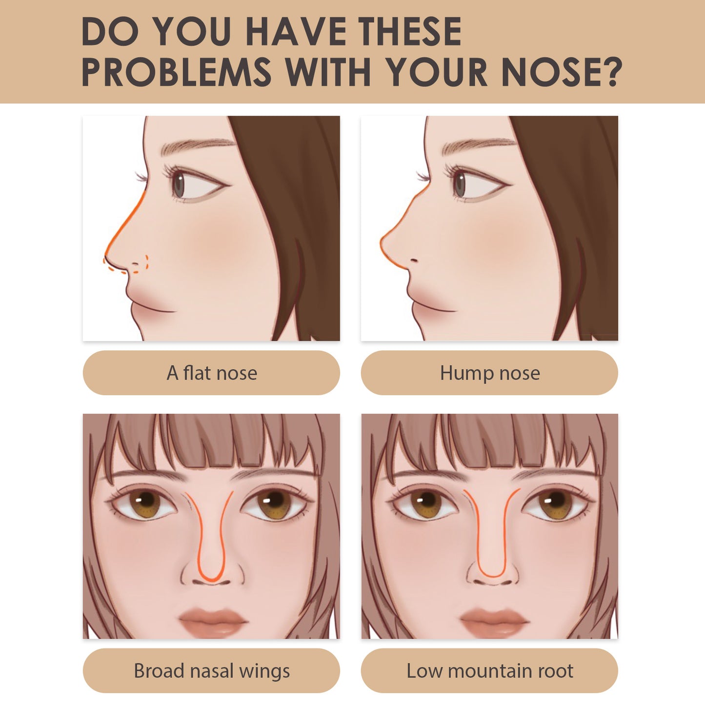 Nose Setting Serum - Firming Massage Serum for Nose Contouring & Lifting