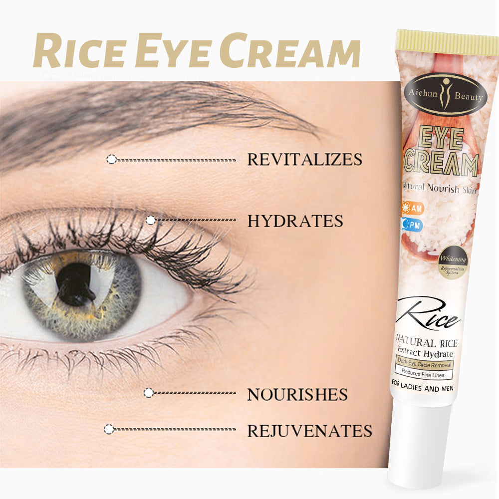 Zarusky Rice Eye Cream - Remove Eye Bags, Dark Circles & Fine Lines