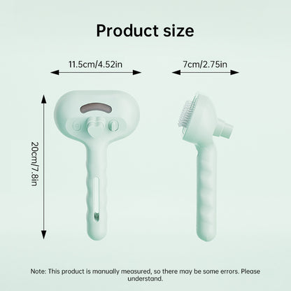 Upgraded electric pet grooming comb with gentle steam technology. Removes loose hair, cleans fur, and styles coats—safe and comfortable for dogs and cats.