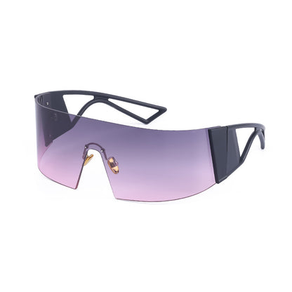 One Piece Sunglasses - Large Frame Outdoor Cycling Sports Glasses for Women