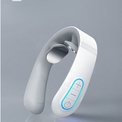 Portable U-Type EMS Microcurrent Neck Massager with Heat – 10-Mode Cervical Pain Relief & Muscle Relaxation Device