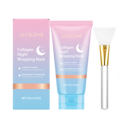 "Jaysuing Collagen Night Peel-Off Mask - Cleanse, Moisturize & Control Oil | Zarusky"