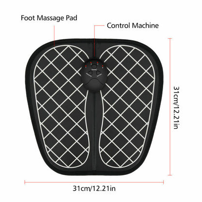 Electric EMS Foot Massager Pad – Muscle Stimulation Mat for Foot Relaxation & Circulation Support