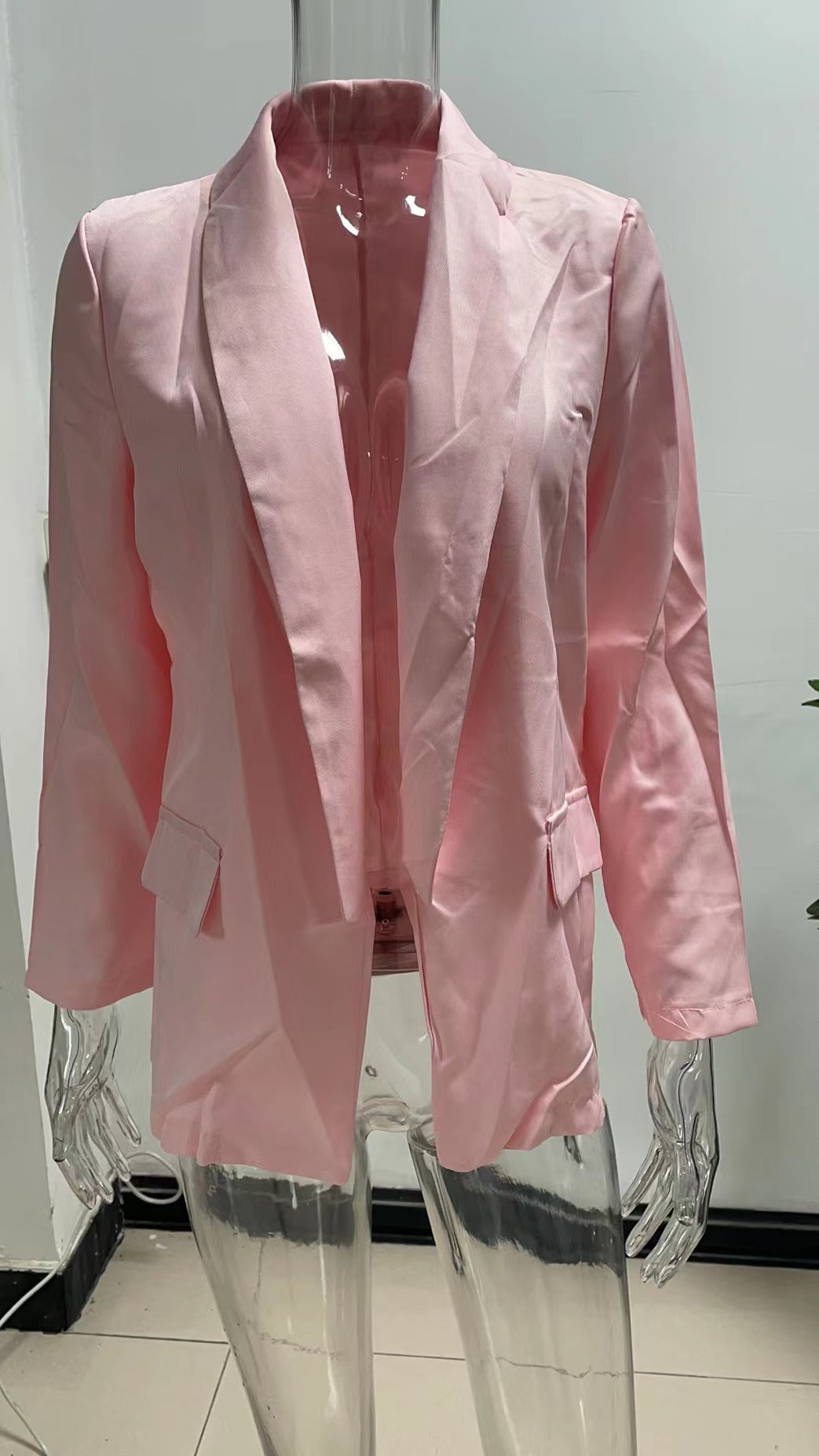 Women’s OL Style Fitted Blazer Coat – Autumn/Winter Slim Fit | Professional Office & Casual Luxury Workwear