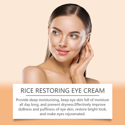 Zarusky Rice Eye Cream - Brightening & Moisturizing Daily Eye Treatment