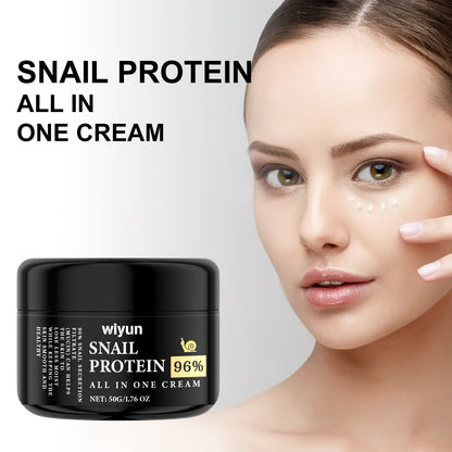 Zarusky Snail Protein All In One Cream - Hydrating Brightening Face Moisturizer
