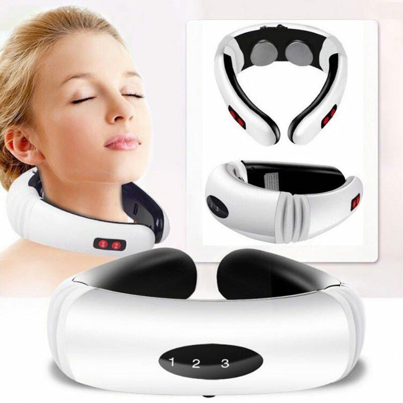Electric Pulse Back & Neck Massager with Far Infrared Heat – Intelligent Cervical Pain Relief Device
