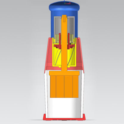 Durable all-steel manual garlic crusher and patting knife for fast chopping and crushing. A compact, multifunctional kitchen tool for everyday cooking.