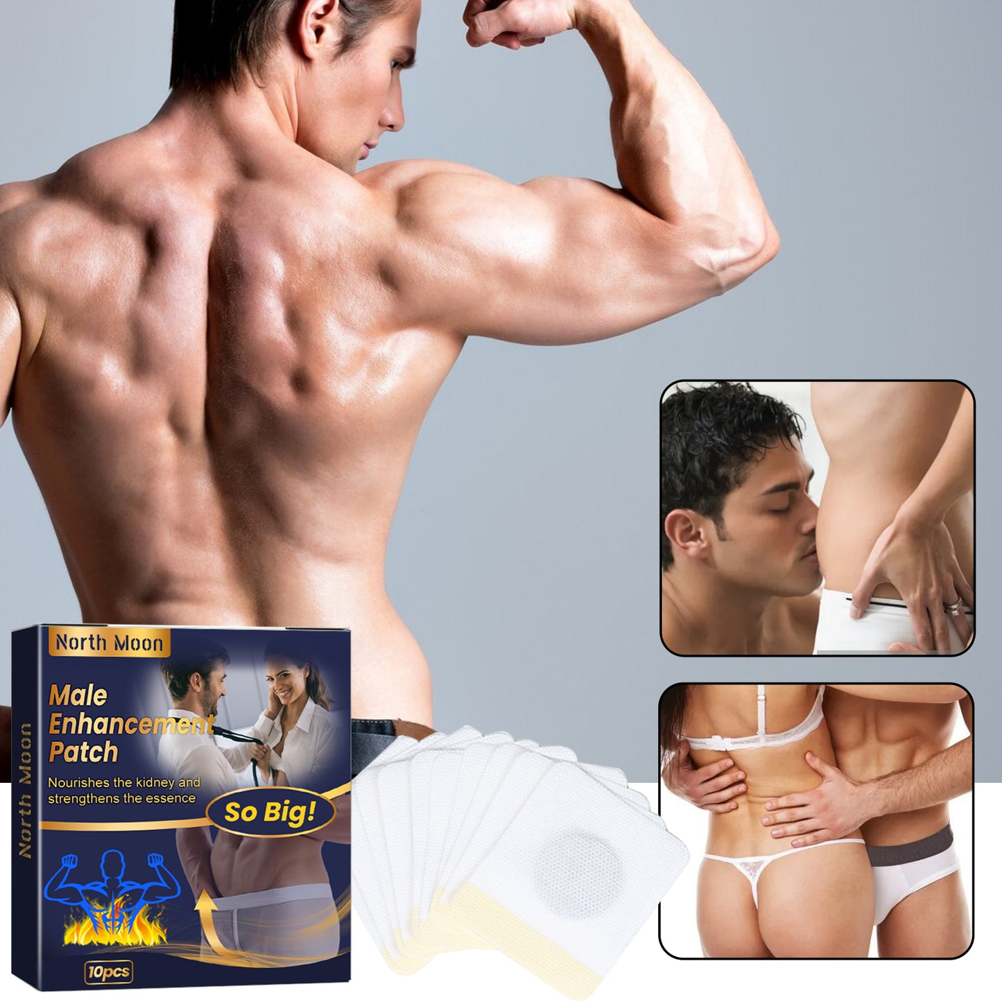 North Moon Male Enhancement Patch – Men’s Nourishing Wellness Patch for Vitality & Private Care Support
