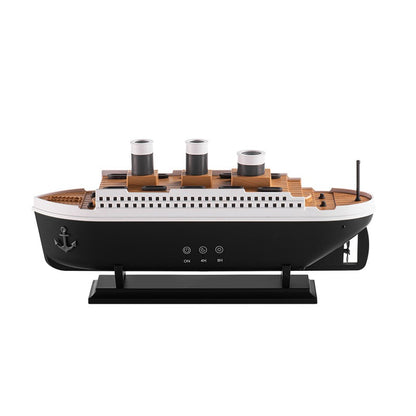 Simulated Ship Smoke Ring Aromatherapy Humidifier – Volcano Jellyfish Mist Diffuser with Ambient Light