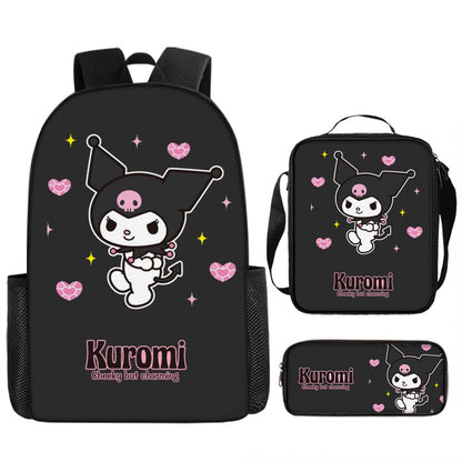 New Cartoon School Bag for Girls | High-Quality Printed Kids Backpack with Pencil Case | Custom Bookbag, Cute & Durable School Bags for Children