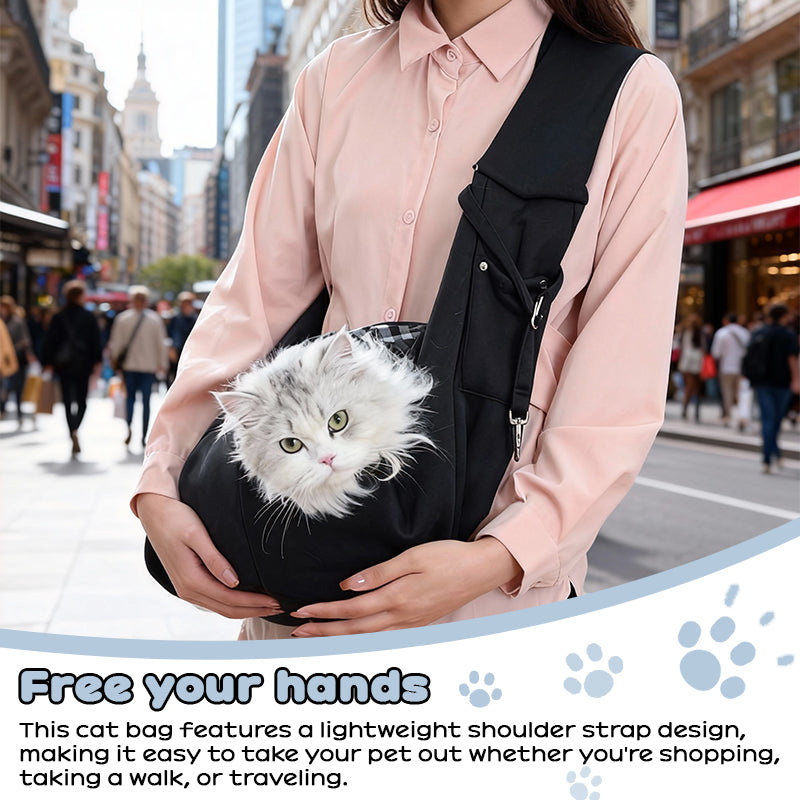 Portable Pet Carrier Bag for Small Dogs & Cats up to 7.5kg - Lightweight Shoulder Bag for Travel, Hiking, and Outdoor Use