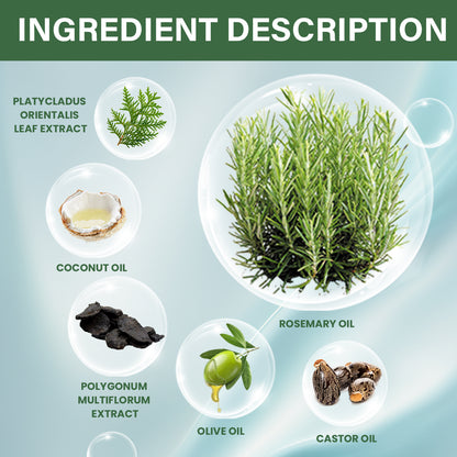 Zarusky Rosemary Oil Capsules – Strengthen Hair Roots & Stop Hair Loss | USA 2-6 Days