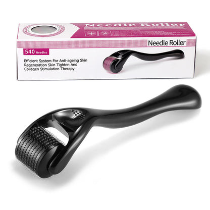 540 Microneedle Derma Roller – Titanium Skin Renewal Tool for Acne Scars, Absorption & Skin Texture