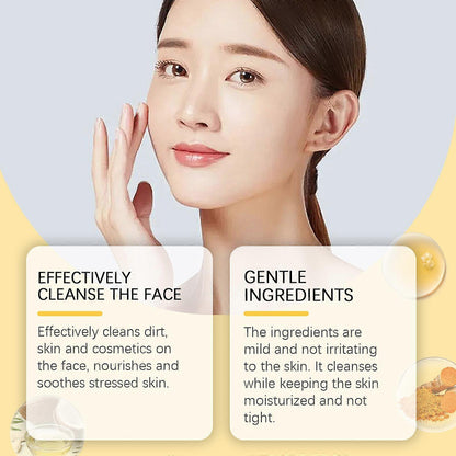 Turmeric Cleansing Mousse - Gentle Pore Care Foam Cleanser for Radiant Skin