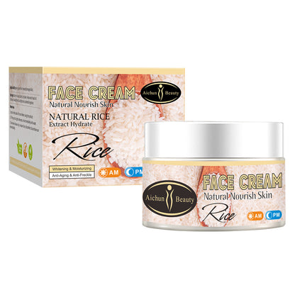 Zarusky Rice Cream - Moisturizing Brightening Face Cream 50g