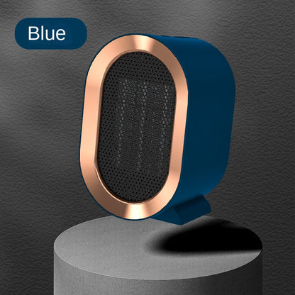 Compact PTC electric heater with fast heating and energy-efficient performance. Portable, quiet, and ideal for home, office, and desktop use.