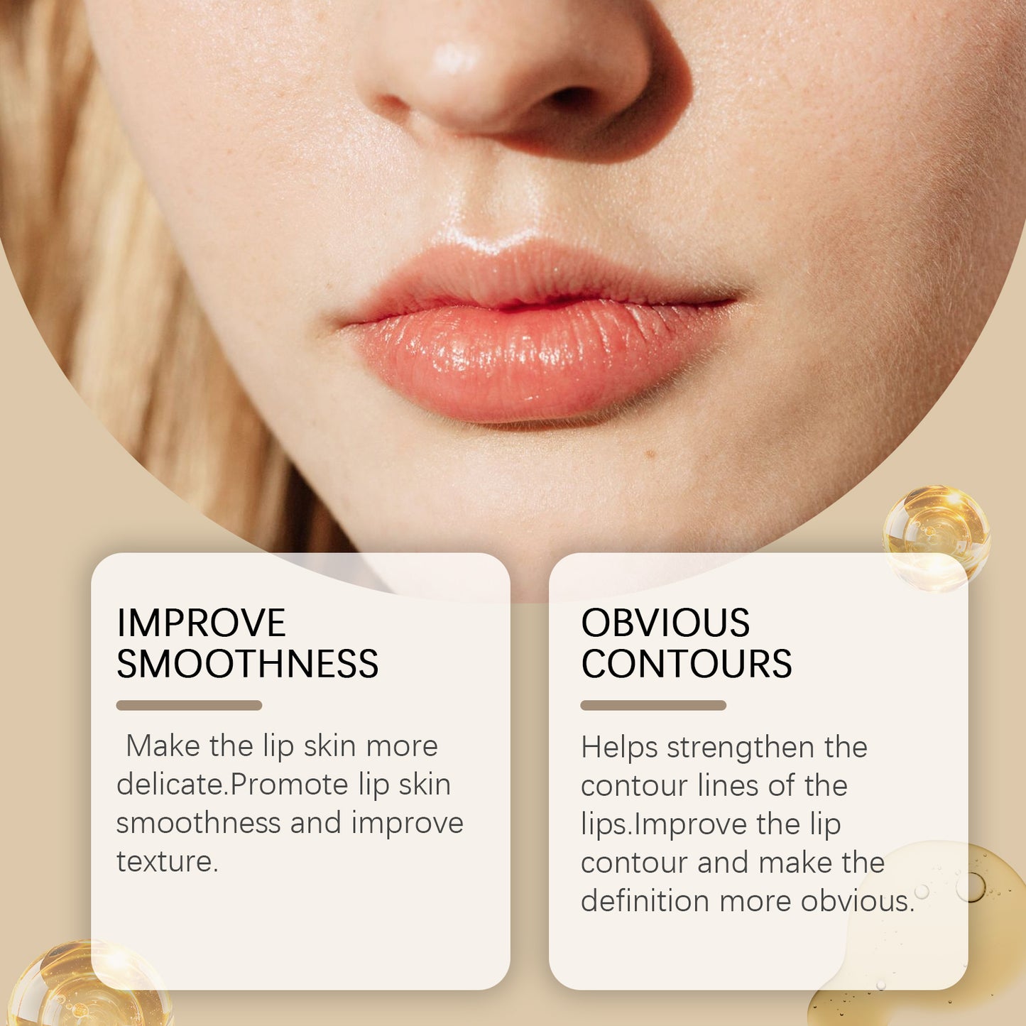 Lip Area Serum - Hydrating Moisturizing Lip Care for Smooth Plump Lips