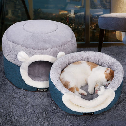 Soft Plush Pet Bed - Warm Winter Sleeping Nest for Cats & Small Dogs | Cozy Kennel Cushion