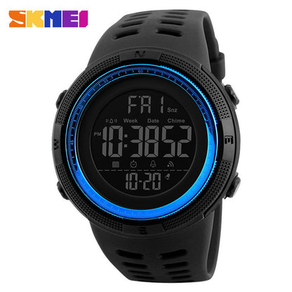 Men’s Sports Digital LED Watch – 50M Waterproof Military-Style Casual Wristwatch