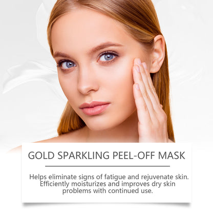 "24K Gold Peel Mask - Collagen Firming & Moisturizing Face Mask | Zarusky"