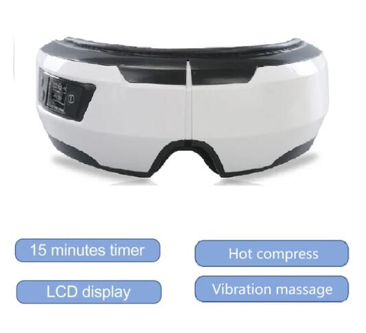 Zarusky™ Eye Massager – Vibration, Air Pressure & Heating Therapy with Bluetooth Music for Relaxation & Vision Care