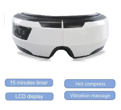 Zarusky™ Eye Massager – Vibration, Air Pressure & Heating Therapy with Bluetooth Music for Relaxation & Vision Care