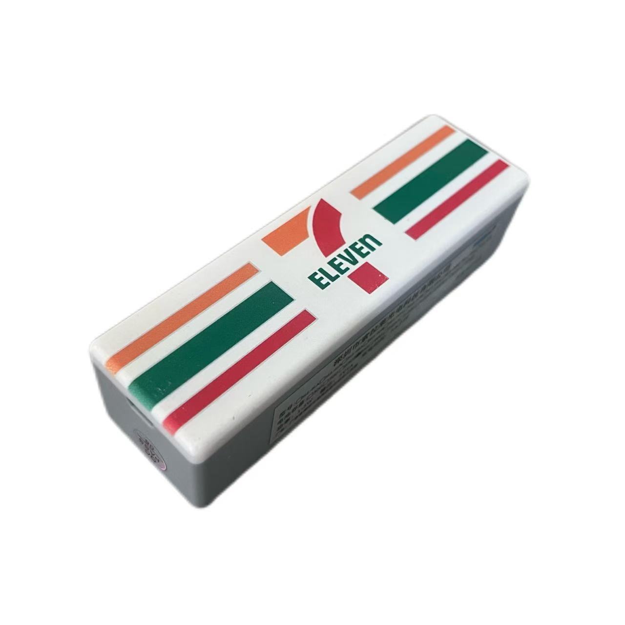 Creative magnetic refrigerator lightbox sticker inspired by convenience stores. Features LED lighting for decorative display and fun collectible use.