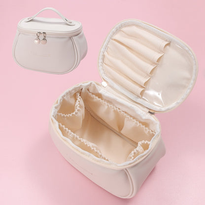 Large Capacity Makeup Bag - Portable Travel Toiletries Organizer