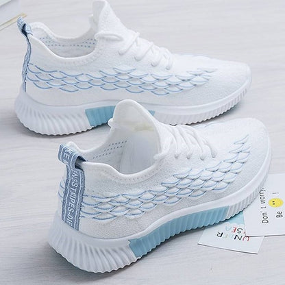Women Sneakers Running Shoes - Casual Flats Vulcanized Walking Shoes Plus Size