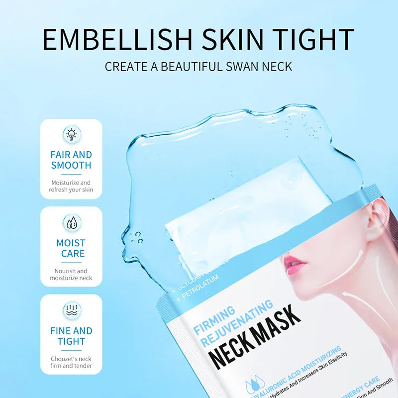 Zarusky™ Sculpt-Neck 10-Pack – Hyaluronic Acid & Collagen Firming Treatment