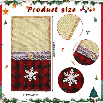 Christmas Knife & Fork Set – Festive Tableware for Holiday Dining, Home, Restaurant & Hotel Decoration