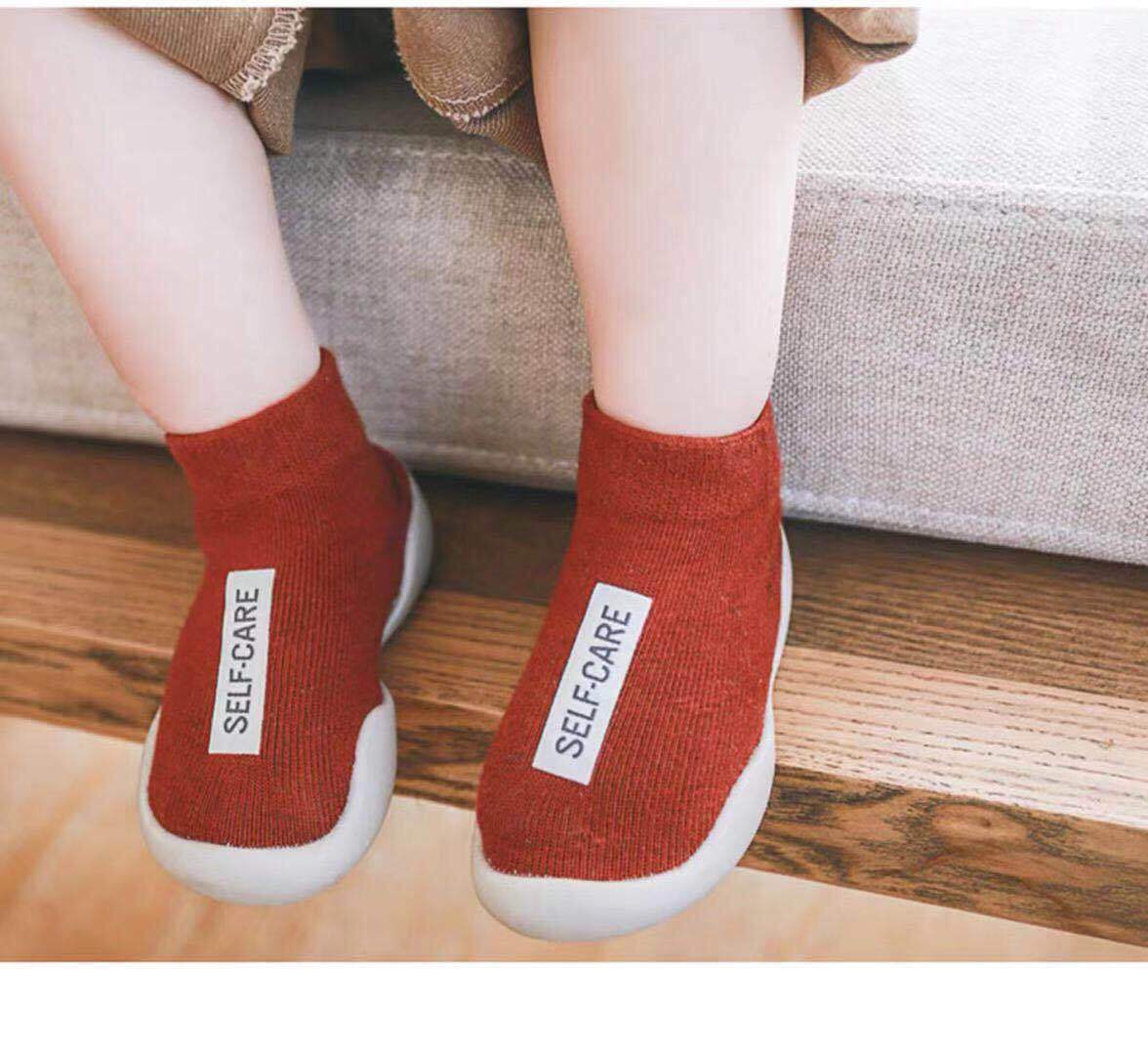 Baby Sock Shoes - Soft Non-Slip Toddler Shoes for Indoor & Outdoor Walking | Breathable Cotton Socks Shoes