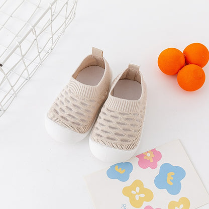 Baby Walking Shoes - Soft Sole Anti-Slip Indoor Shoes for Boys & Girls | Breathable Mesh First Walkers