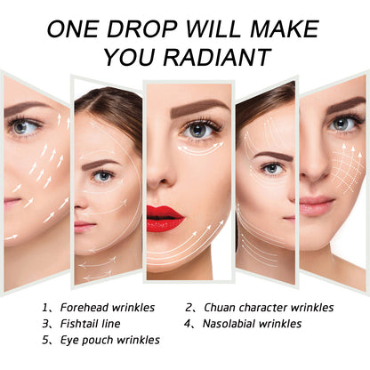 5-in-1 Facial Firming Serum - Anti-Wrinkle Face Serum for Smooth Youthful Skin