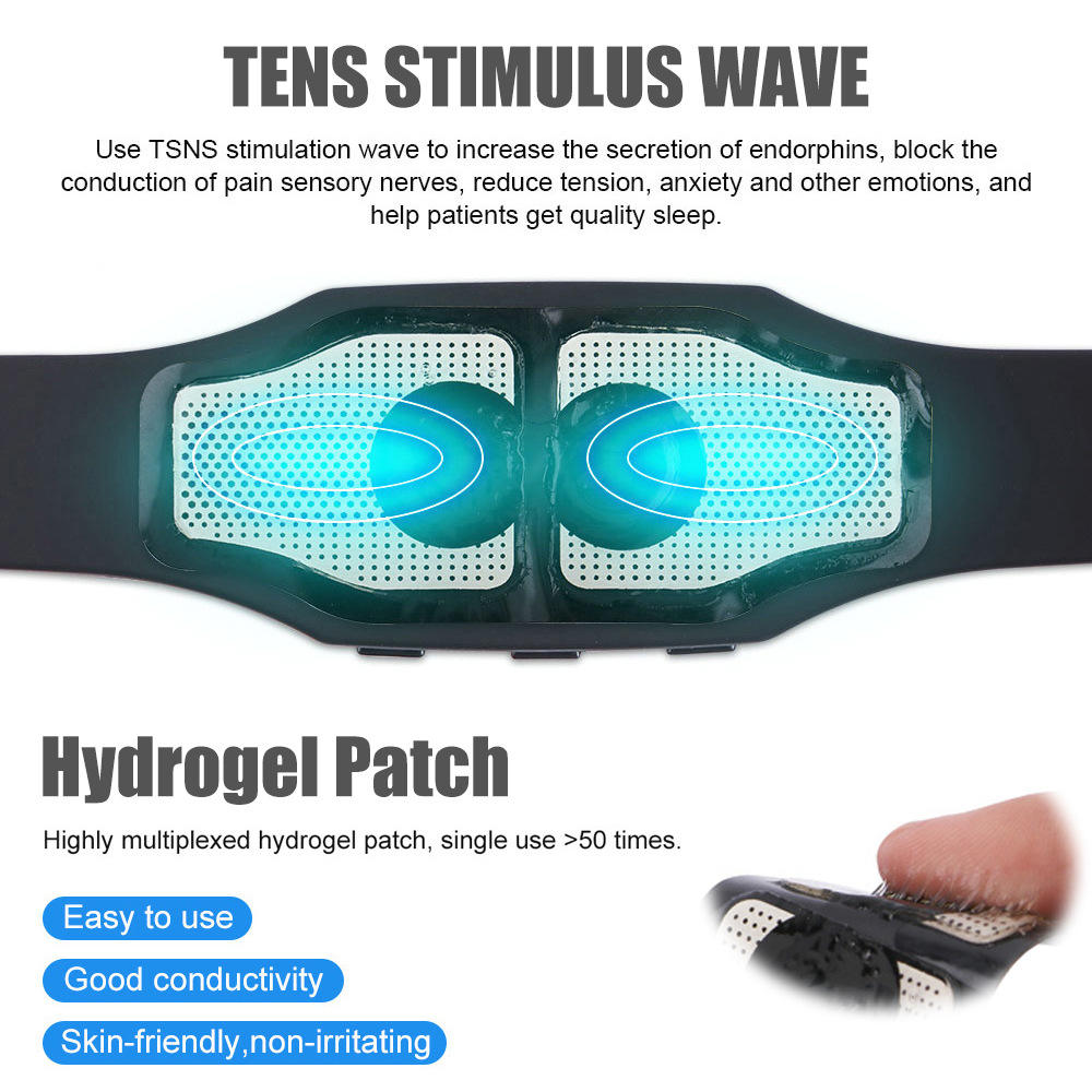 Zarusky Smart Sleep Aid Device - EMS Electrotherapy Insomnia Relief Massager