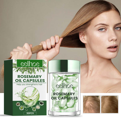 Zarusky Rosemary Oil Capsules – Strengthen Hair Roots & Stop Hair Loss | USA 2-6 Days