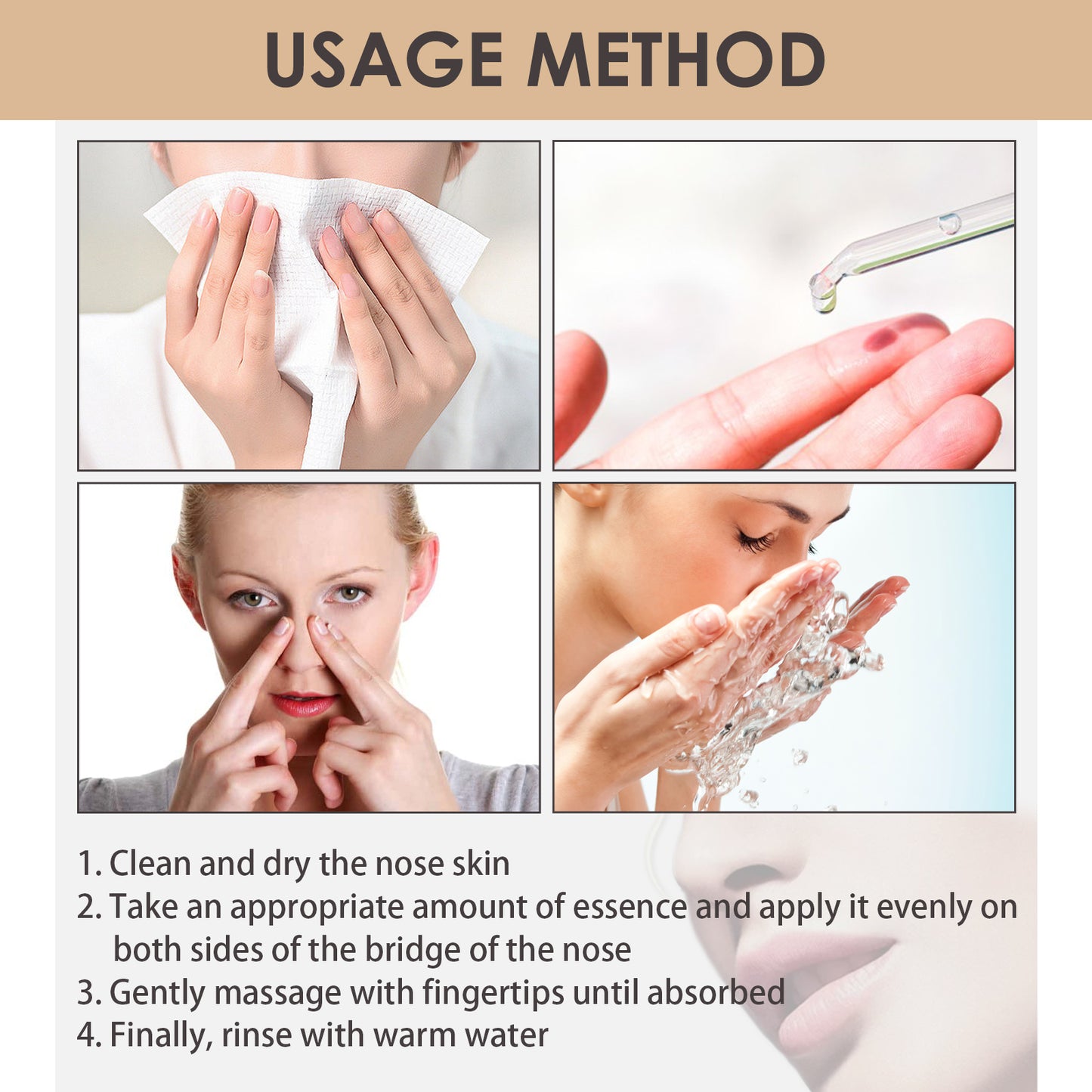 Nose Setting Serum - Firming Massage Serum for Nose Contouring & Lifting